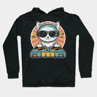 Funky Cat DJ Hoodie